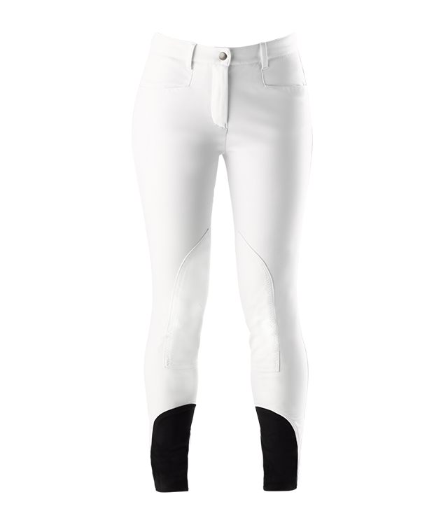 Mädchen Reithose 5-Layer "Hope Patch" White  White 152